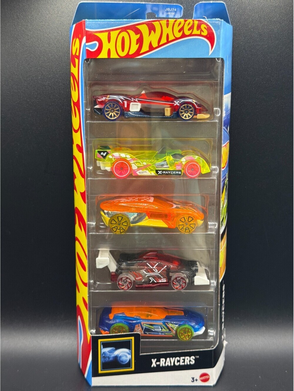 Hot Wheels X-Raycers 5-Pack Diecast Cars Set JBJ74 Mattel 1:64 Sealed New